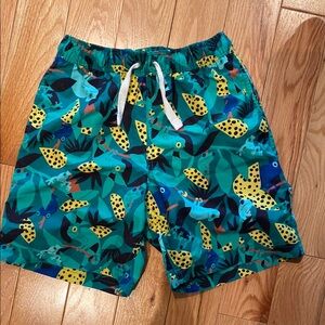 Colorful Patterned Swim Shorts
